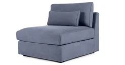 Asiento Modular con Funda Extraíble Trent – Azul Lavado