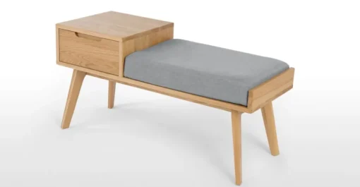 Banco con almacenaje Jenson – Roble