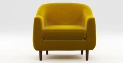 Butaca Tubby – Amarillo Azafrán