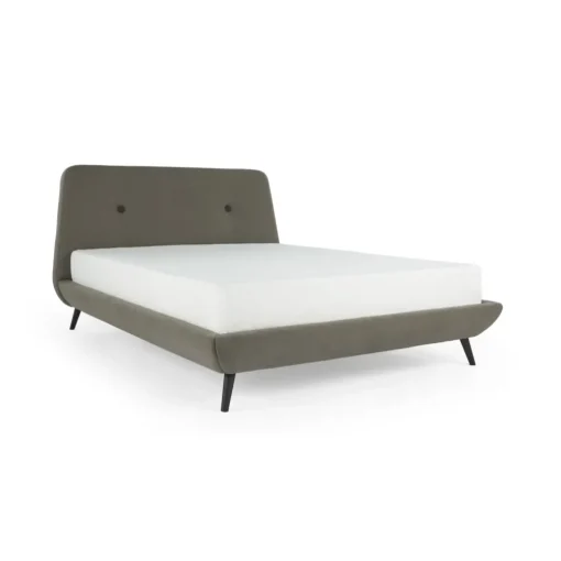 Cama Europea Edwin – Gris Marga y Marengo