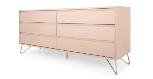 Cómoda Ancha Elona – Rosa Empolvado