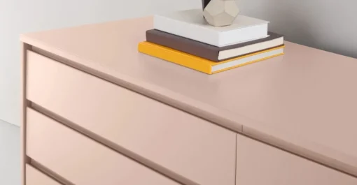 Cómoda Ancha Elona – Rosa Empolvado