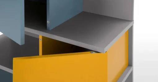 Estantería alta Fowler – Multicolor