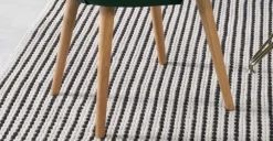 Juego de 2 sillas de comedor Lule – Terciopelo verde pino y roble