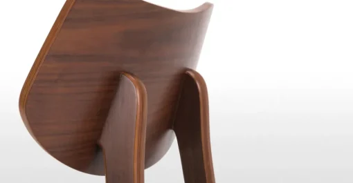 Juego de 2 sillas de comedor Jacob – Nogal natural