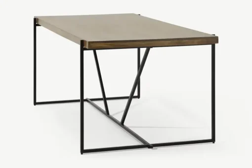 Juego de Bancos y Mesa de Comedor Morland – Roble