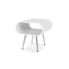 Mesa auxiliar con almacenaje Hooper – Blanco
