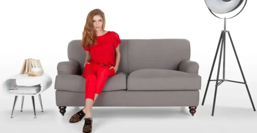 Mesa auxiliar con almacenaje Hooper – Blanco