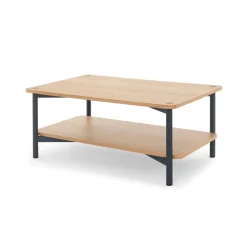 Mesa de Centro Benn – Roble y gris