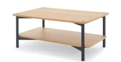 Mesa de Centro Benn – Roble y gris