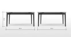 Mesa de Centro Cuadrada Tandil – Gris