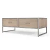 Mesa de Centro Mila – Pino y metal