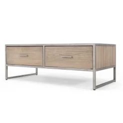 Mesa de Centro Mila – Pino y metal