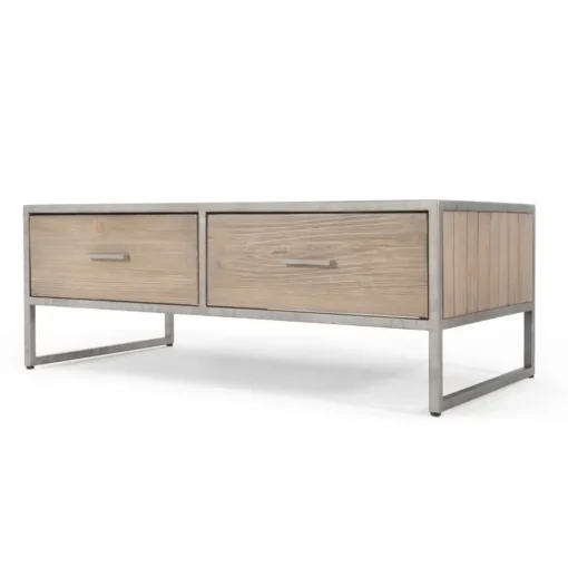 Mesa de Centro Mila – Pino y metal