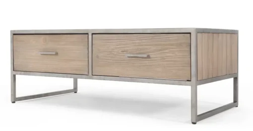 Mesa de Centro Mila – Pino y metal