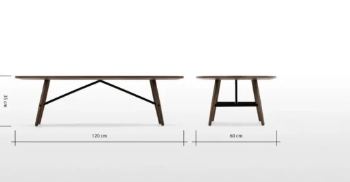 Mesa de Centro Milford – Nogal