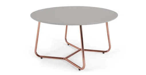 Mesa de Centro Nyla – Gris y cobre