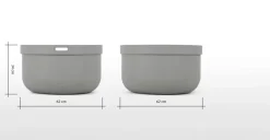 Mesa de Centro Ziv – Gris y Nogal