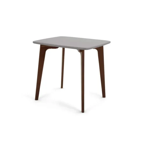 Mesa de Comedor Cuadrada Fjord – Roble Oscuro y Gris