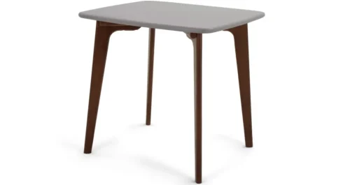 Mesa de Comedor Cuadrada Fjord – Roble Oscuro y Gris