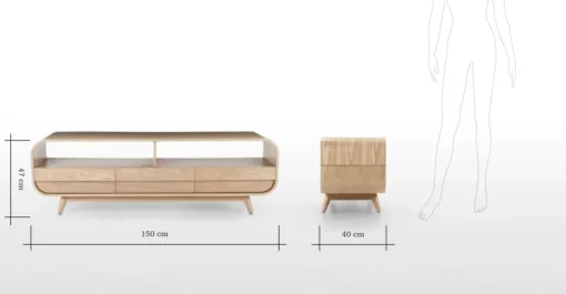Mueble multimedia Esme – Fresno