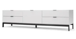 Mueble multimedia grande Marcell – Gris claro