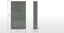 Mueble zapatero Marcell – Gris