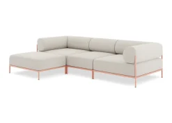 Seccional 3 Cuerpos con Chaise Longue a la Izquierda Noah