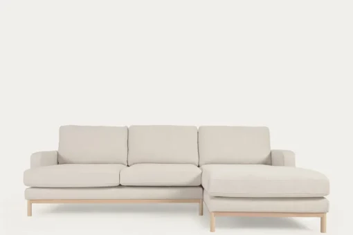 Seccional con Chaise Longue a la Derecha Mihaela – Blanco