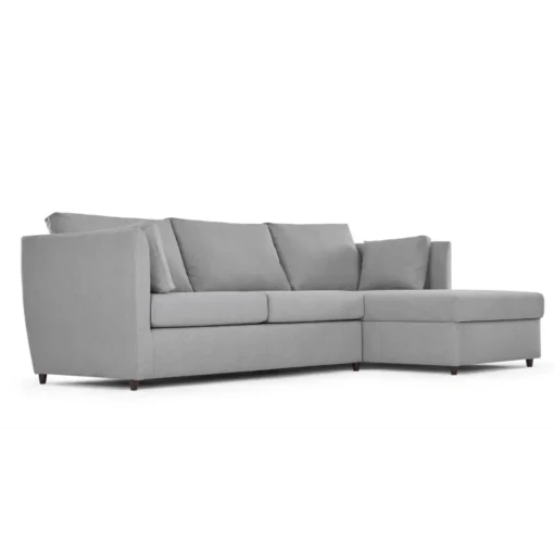 Seccional con Chaise Longue a la Derecha Milner – Gris Granito