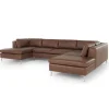 Seccional con Chaise Longue a la Derecha Monterosso – Marrón