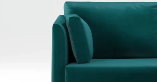 Seccional con Chaise Longue a la Derecha Milner – Azul Cerceta