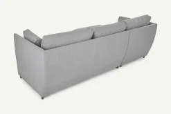 Seccional con Chaise Longue a la Derecha Milner – Gris Granito
