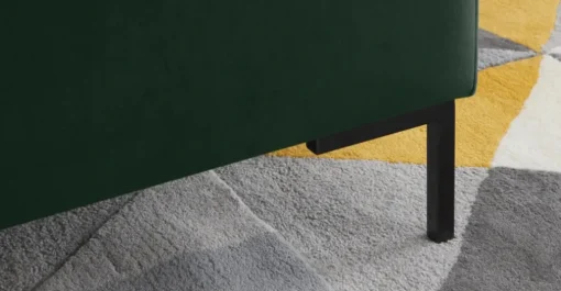 Seccional con Chaise Longue a la Izquierda Frederik – Verde