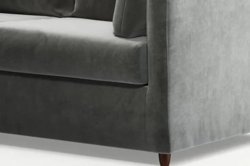 Seccional con Chaise Longue a la Derecha Milner – Gris Acero