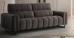 Sofá 3 Cuerpos Hampton – Negro