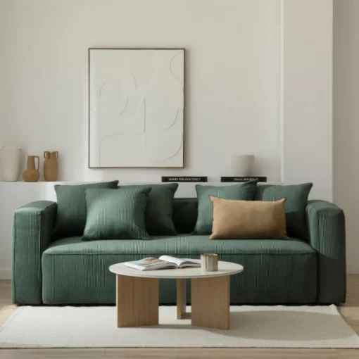 Sofá 3 Cuerpos Livorno – Verde
