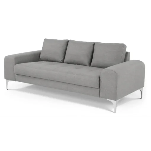 Sofá 3 cuerpos Vittorio – Gris Perla