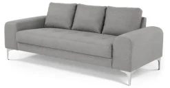 Sofá 3 cuerpos Vittorio – Gris Perla