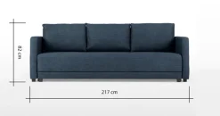 Sofá de 3 Cuerpos Brock – Azul Marino