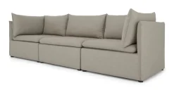 Sofá de 3 Cuerpos Víctor – Gris Portland