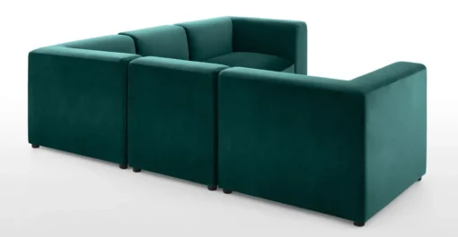 Sofá Modular de 5 Cuerpos Juno – Azul Espuma de Mar