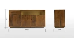 Aparador Anderson – Caramelo