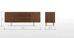 Aparador Keaton – Nogal