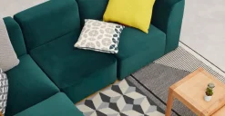 Asiento Modular Juno – Azul Espuma de Mar