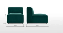 Asiento Modular Juno – Azul Espuma de Mar