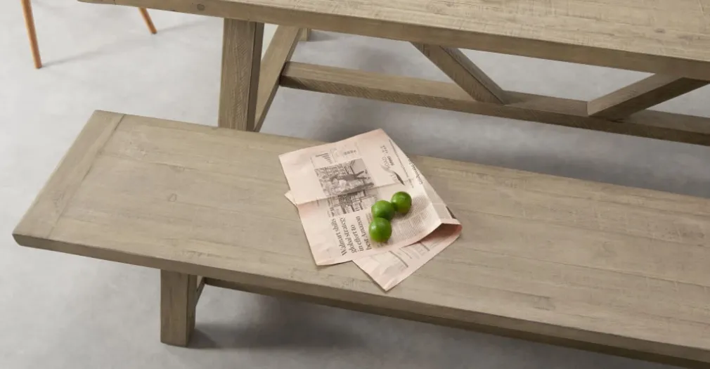 Banco extra grande Iona – Madera de pino