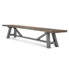 Banco extragrande Iona – Pino macizo y gris