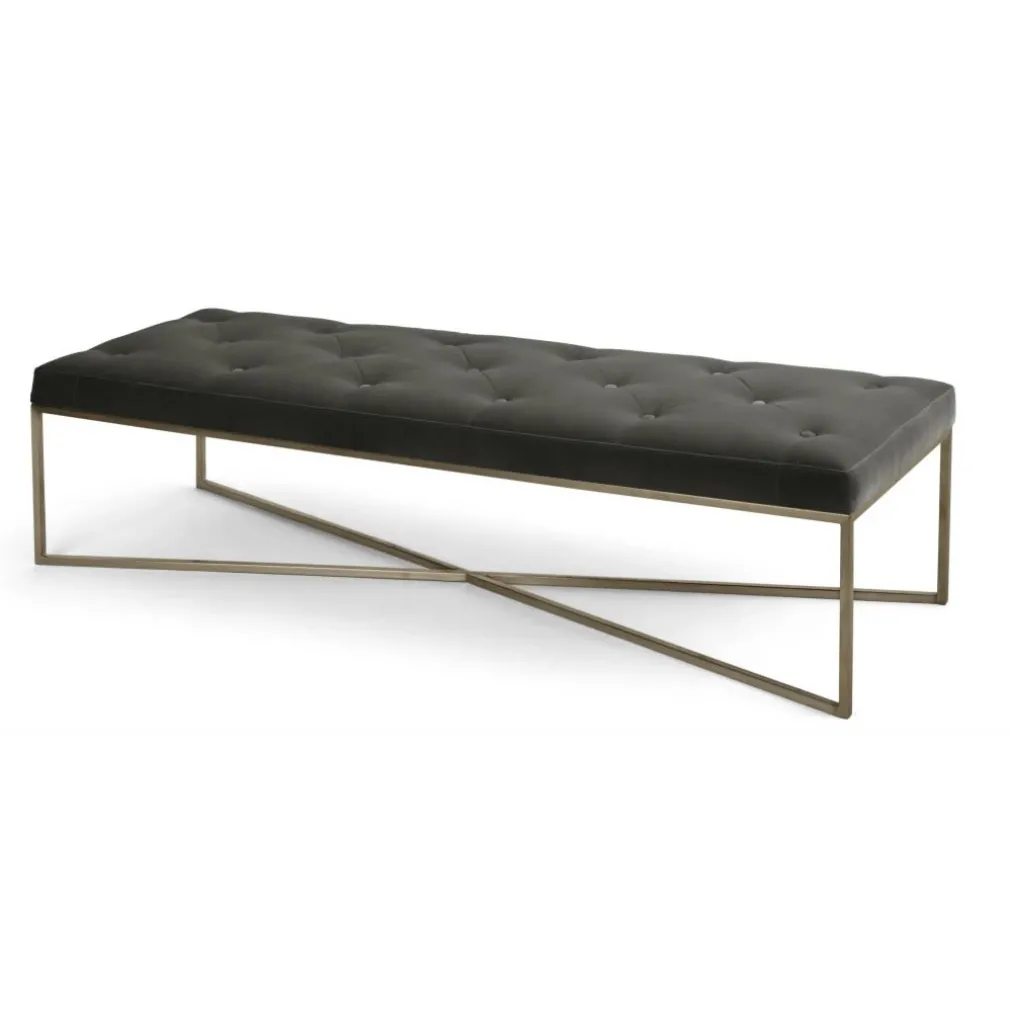 Banco Otomana Julianne – Gris Hormigón