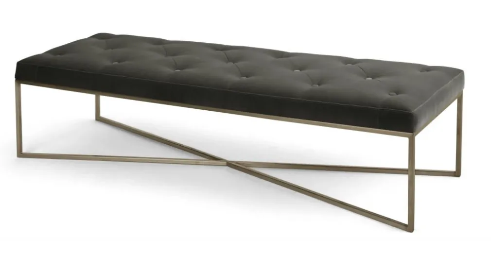 Banco Otomana Julianne – Gris Hormigón